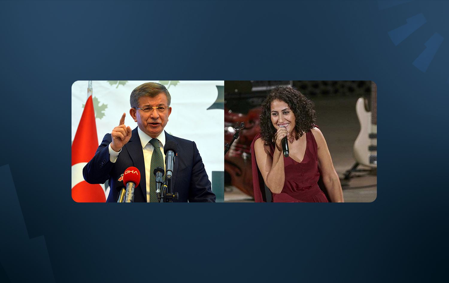 Davutoğlu’dan Aynur Doğan konserinin iptal edilmesine tepki