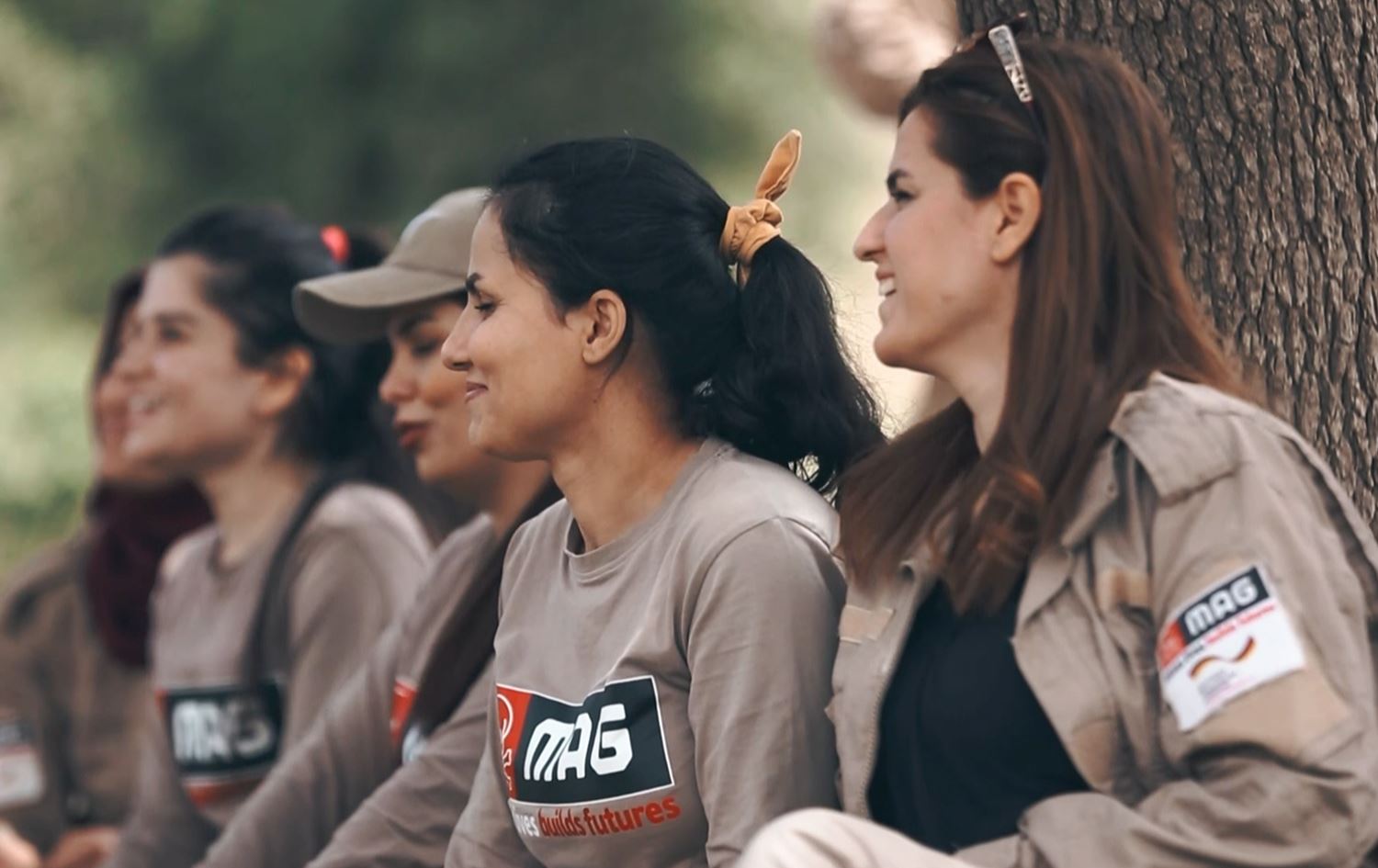 Kurdish female deminers clear local area of explosives