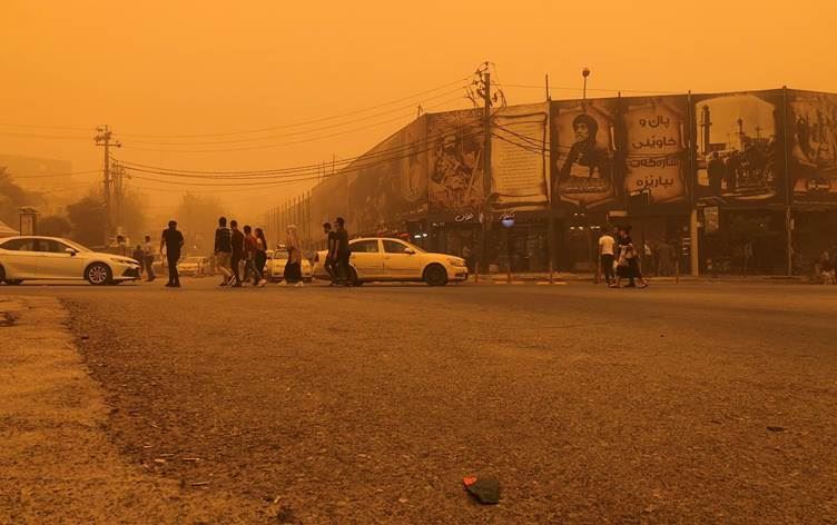 Süleymaniye’de toz taşınımıda etkilenen 130 kişi acil servise başvurdu