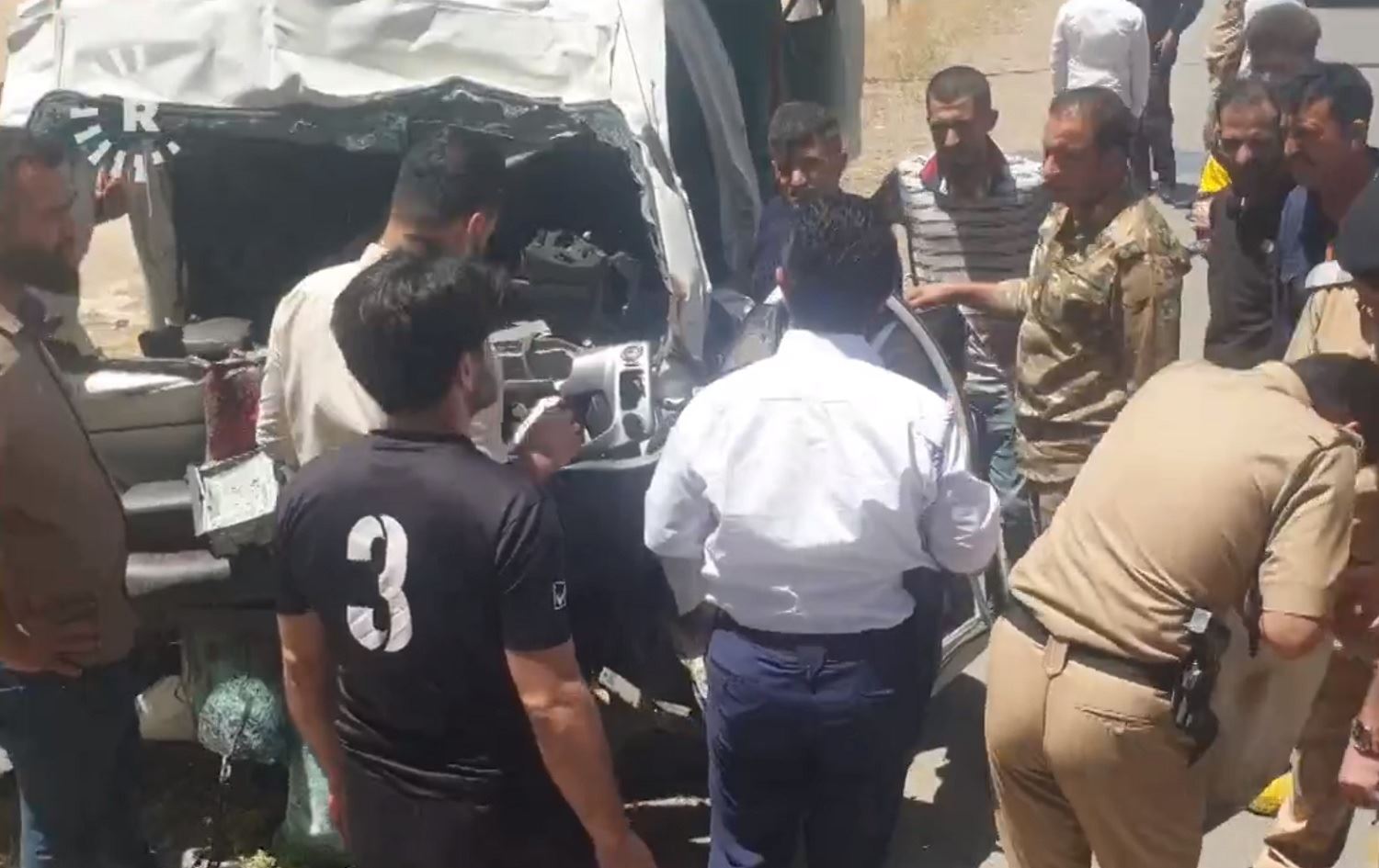 Li Roviya bûyera trafîkê: 2 kesan canê xwe ji dest dan