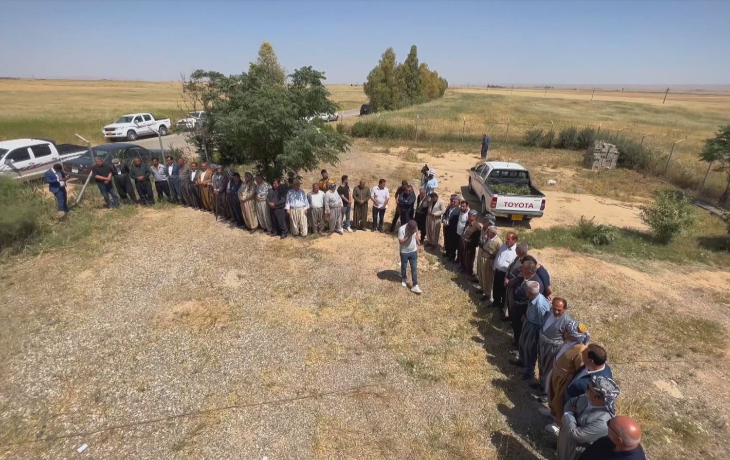 بەشێک لە هێزە عێراقییەکان لە سەرگەڕان رێگری لە دروێنەکردنی گەنمی جووتیارە کوردەکان دەکەن