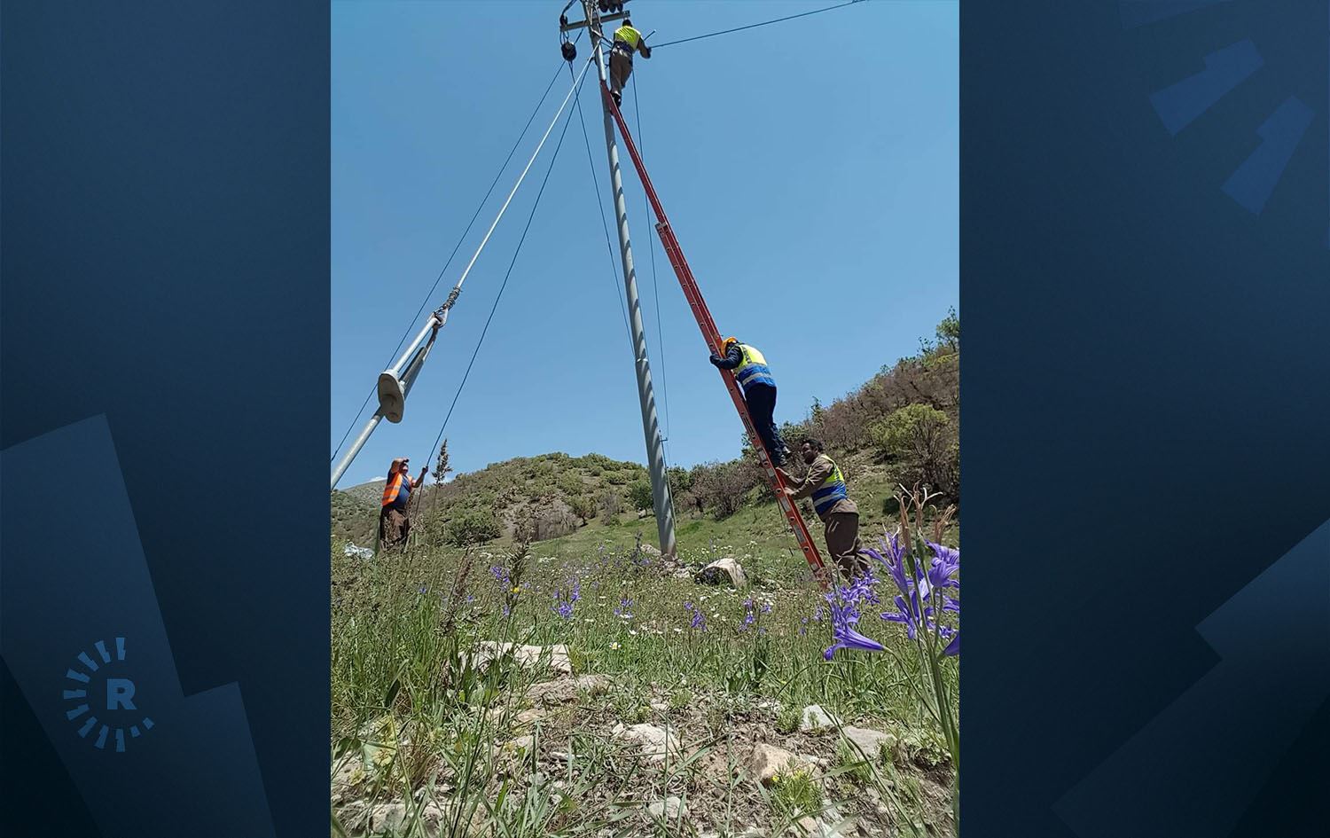 دوای پێنج مانگ کارەبا بۆ پێنج گوندی بەرواری باڵا لە سنووری دهۆک دەگەڕێندرێتەوە