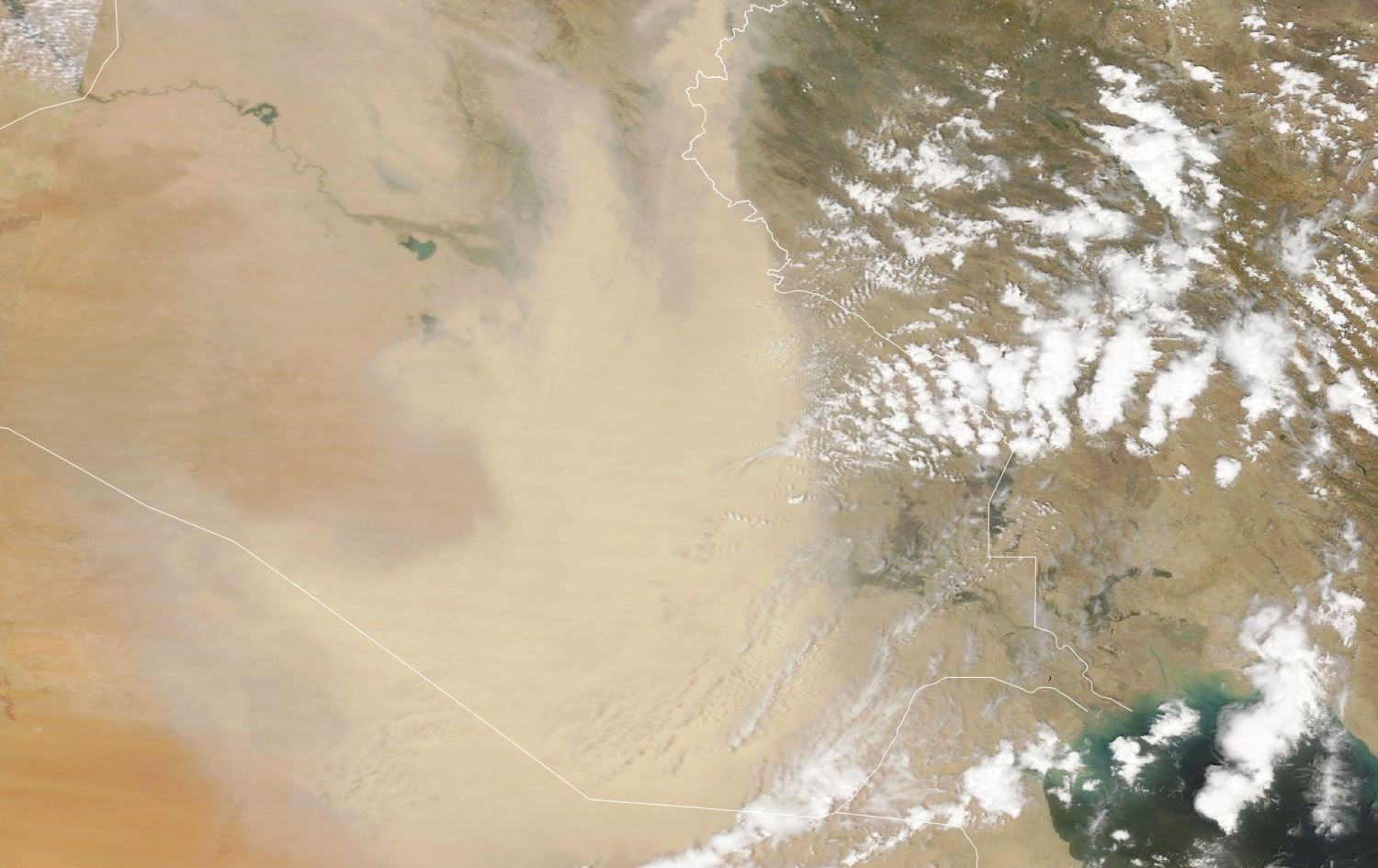 Sandstorms pose serious risk to human health