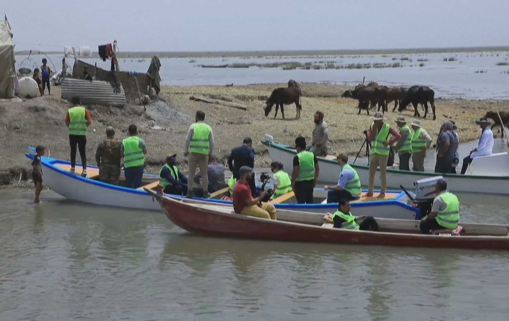 باڵیۆزی فەرەنسا: زۆنگاوەکانی عێراق سیمبولێکی مەترسیداری گۆڕانی کەشوهەوایە