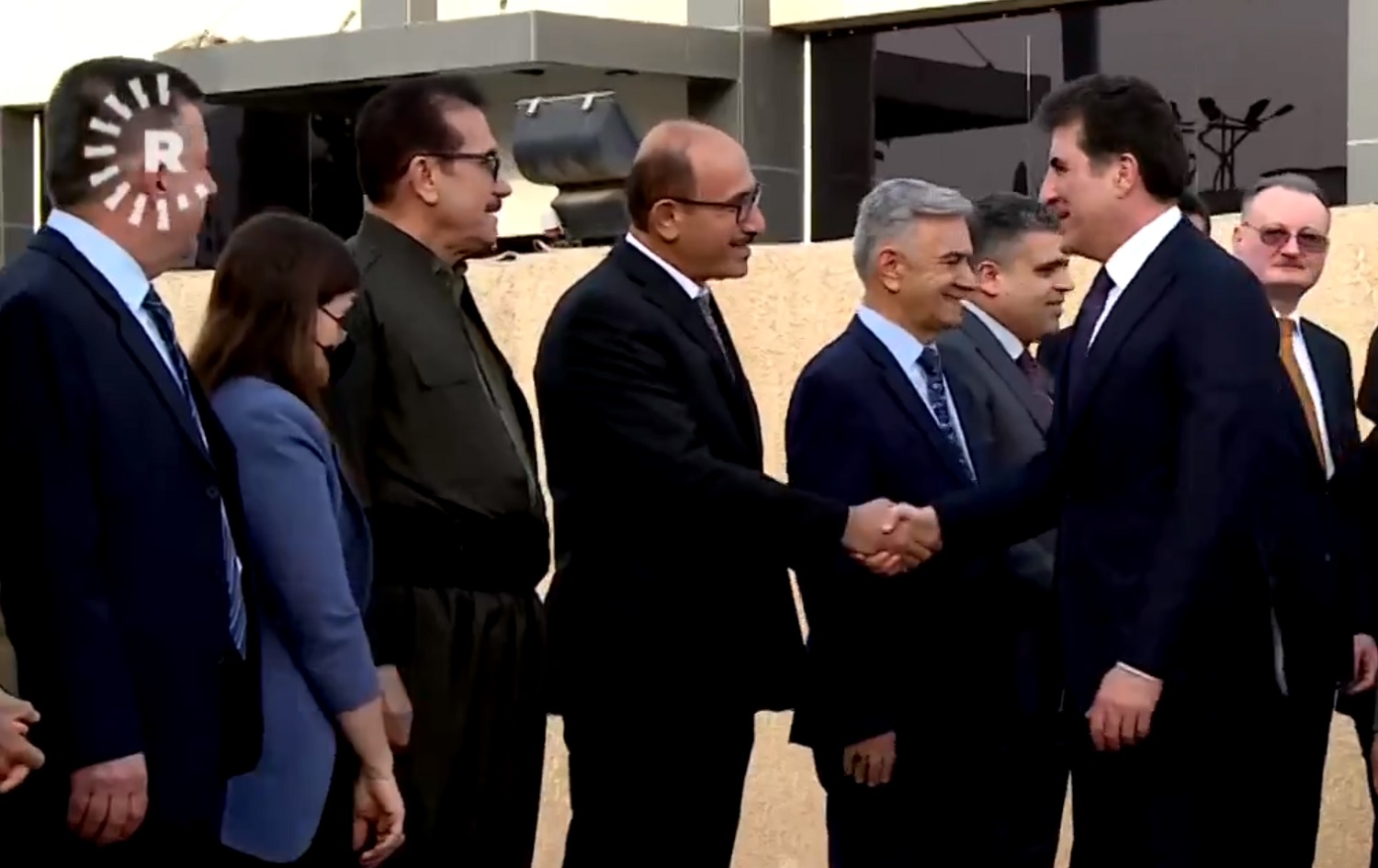 Nêçîrvan Barzanî serdana teşkîlata PDKê ya li Silêmanî-Helebceyê kir