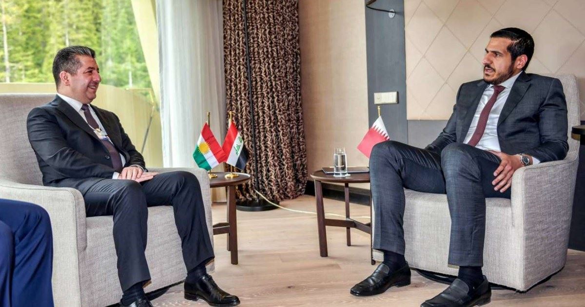 Mesrur Barzani Davos’ta Katar Ticaret Bakanı ile görüştü