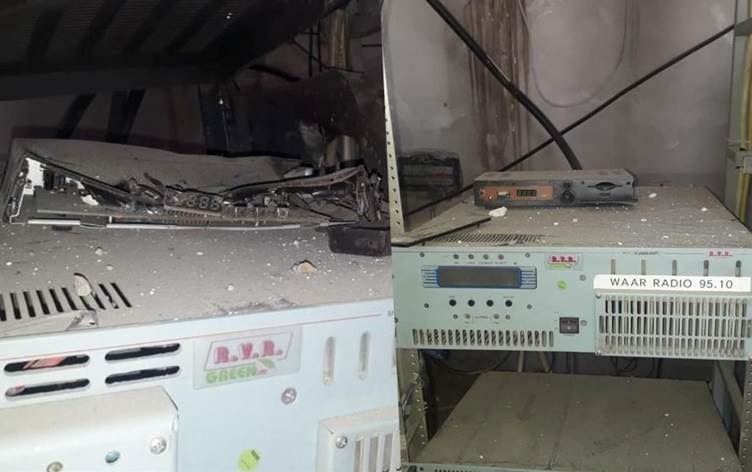 PKK istasyonu hedef aldı; tv ve radyo yayınları durdu