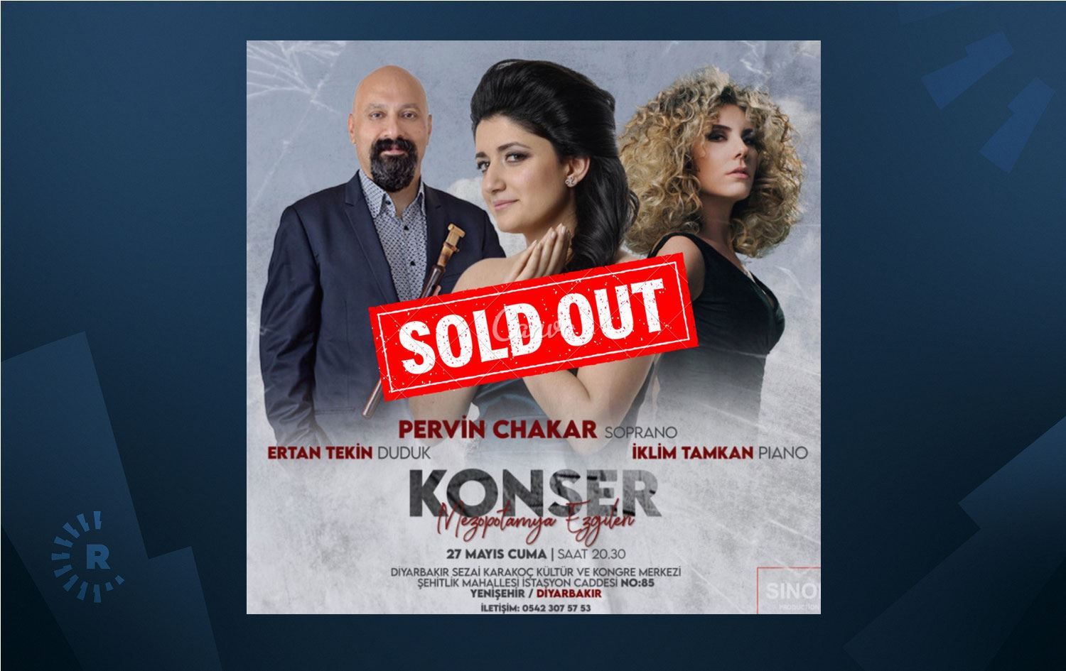 Pervin Çakar 27 Mayıs’ta Diyarbakır’da konser verecek