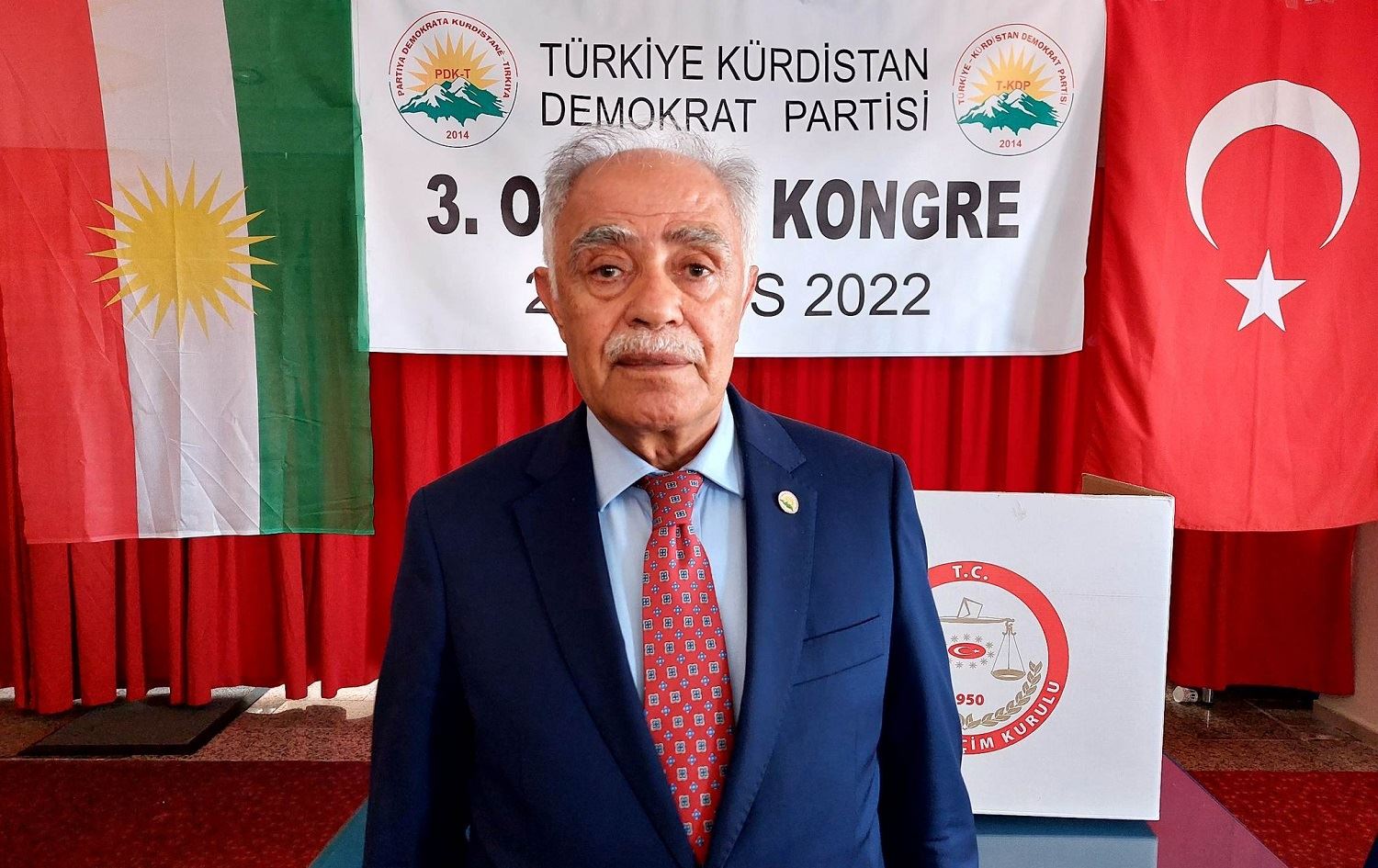 Mehmet Emin Kardaş dîsa weke serokê PDK-Tê hat hilbijartin