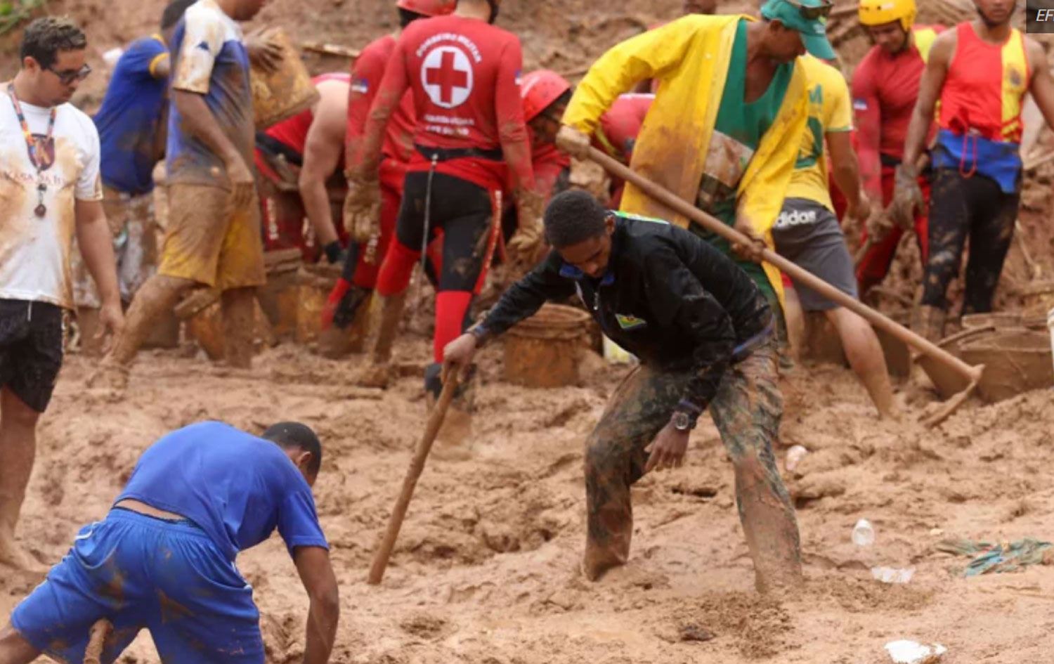 Brezilya'da şiddetli yağışlar nedeniyle ölenlerin sayısı 44'e çıktı