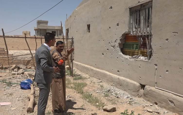 Şingal; Ji ber şerê artêşa Iraqê û YBŞê bi sedan xaniyan zerar dîtine