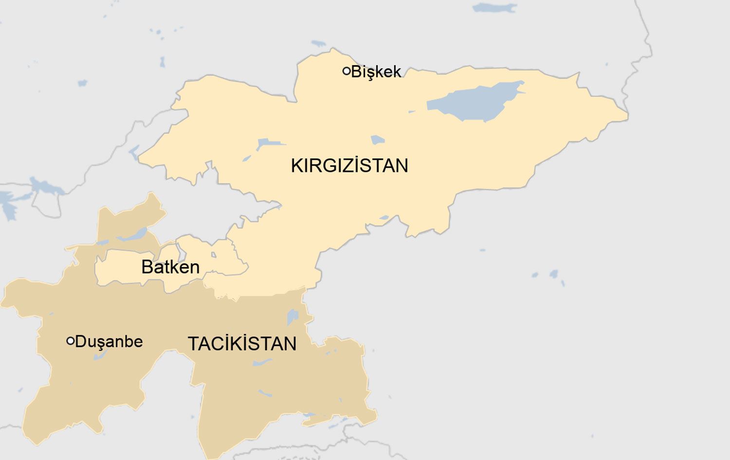 Kırgızistan ile Tacikistan sınır güçleri arasında çatışma çıktı