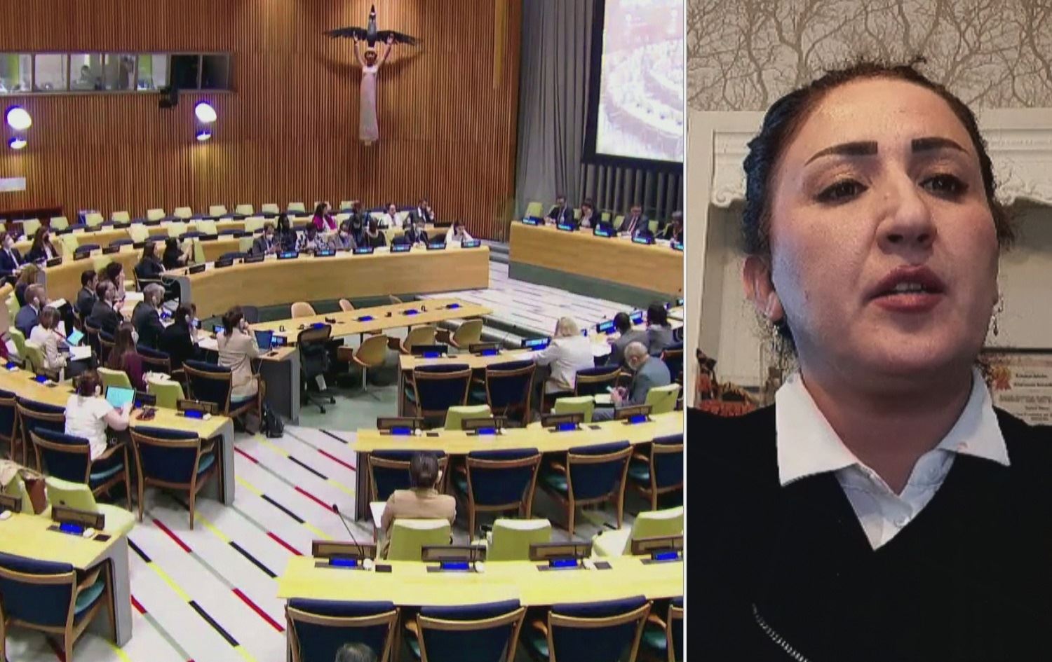 Jineke Kurd li Netewên Yekbûyî behsa girtiyên Kurd li Sûriyê kir