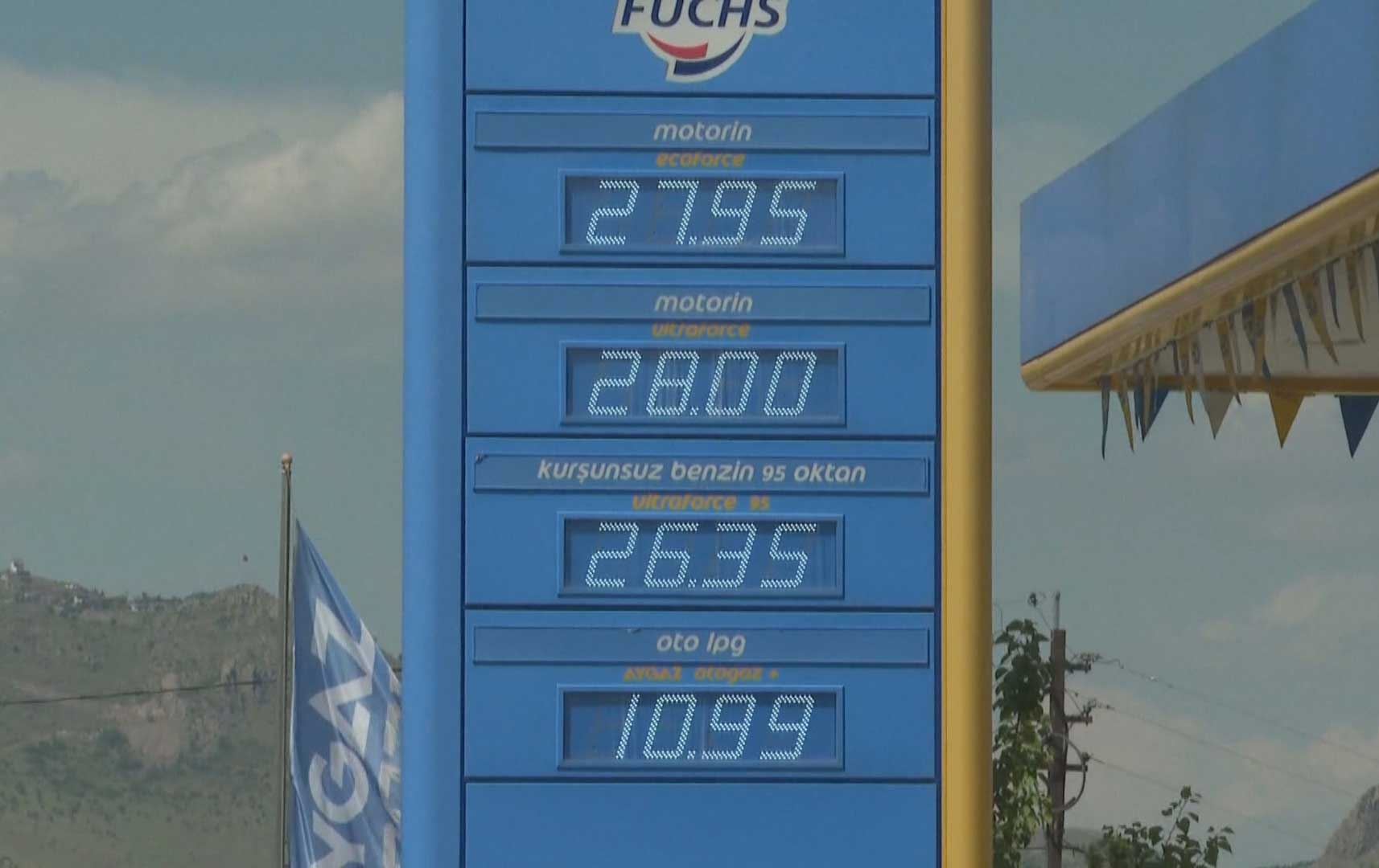 لە ساڵێکدا لە تورکیا نرخی بەنزین بە رێژەی 280% بەرزدەبێتەوە