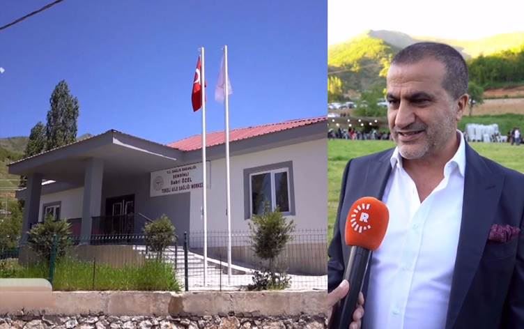 Karsazê Kurd Sebrî Ozel li Şemzînanê binkeyeke tenduristiyê vekir
