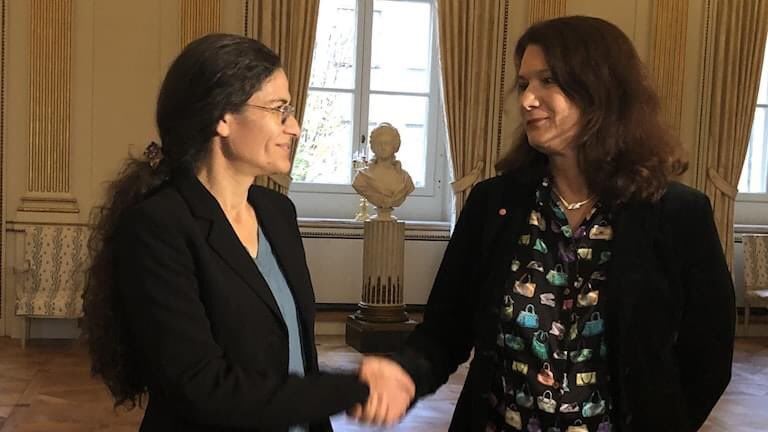 Îlham Ehmed: Têkiliyên me yên xurt bi Swêdê re hene