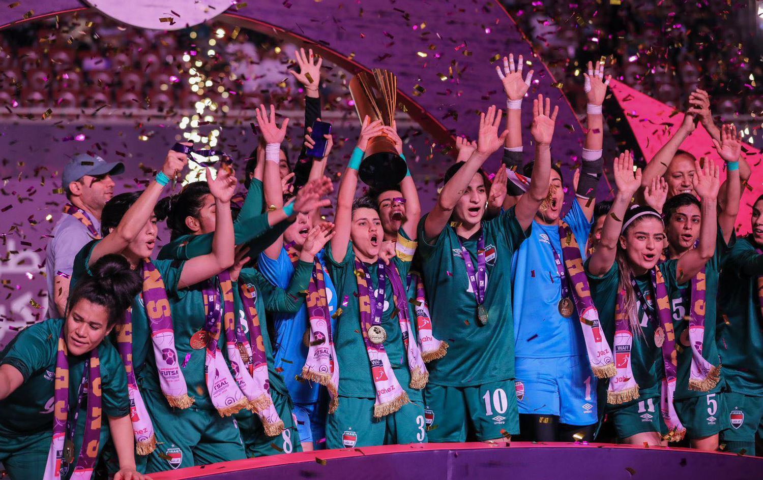 Çoğu Kürtlerden oluşan Irak Kadın Milli Takımı şampiyon oldu