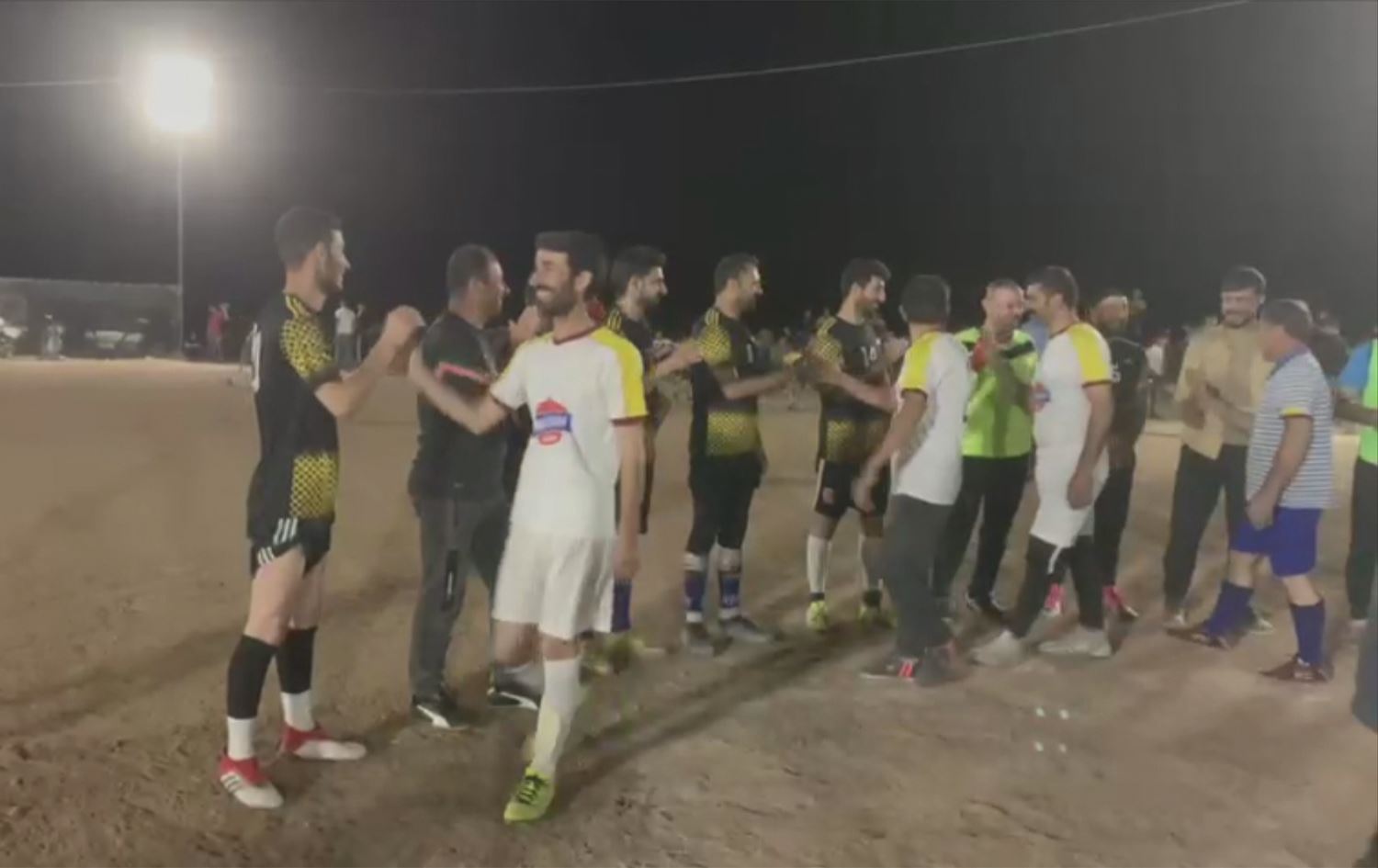 Li navçeya Aliyan ya Rojavayê Kurdistanê pêşbirkên futbolê