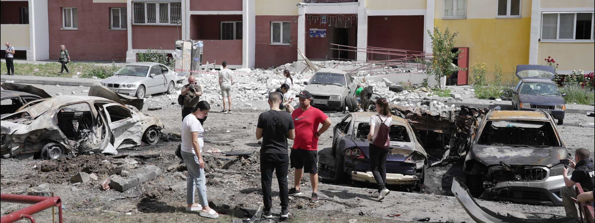 رووسیا چەند باڵەخانەیەک لە خارکیڤ بۆردوومان دەکات