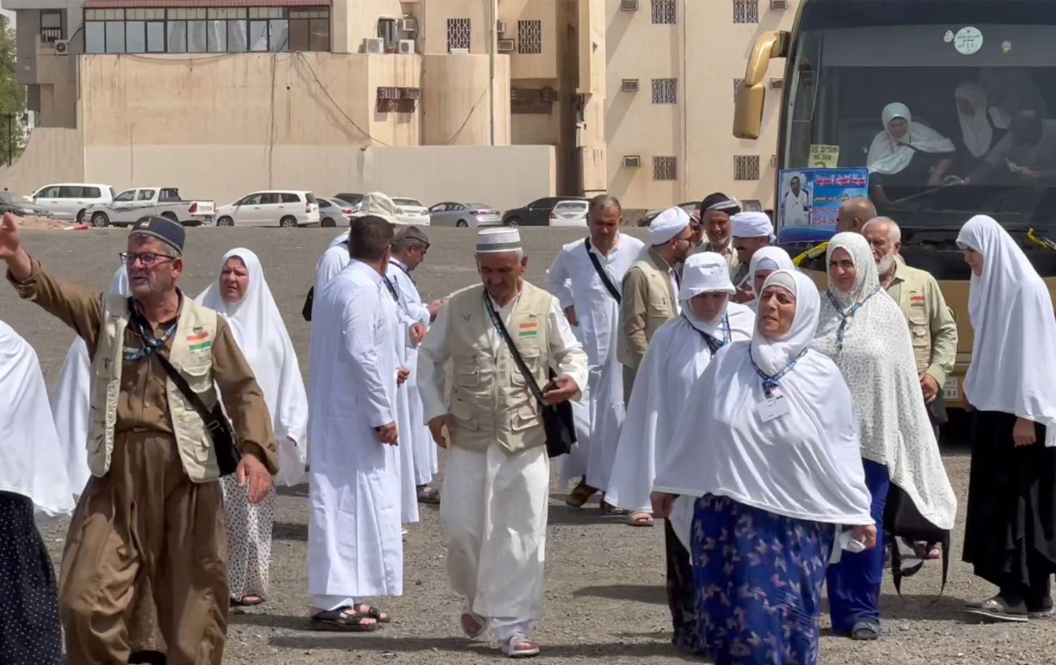 دوایین کاروانی حاجییانی هەرێمی کوردستان گەیشتە مەککە