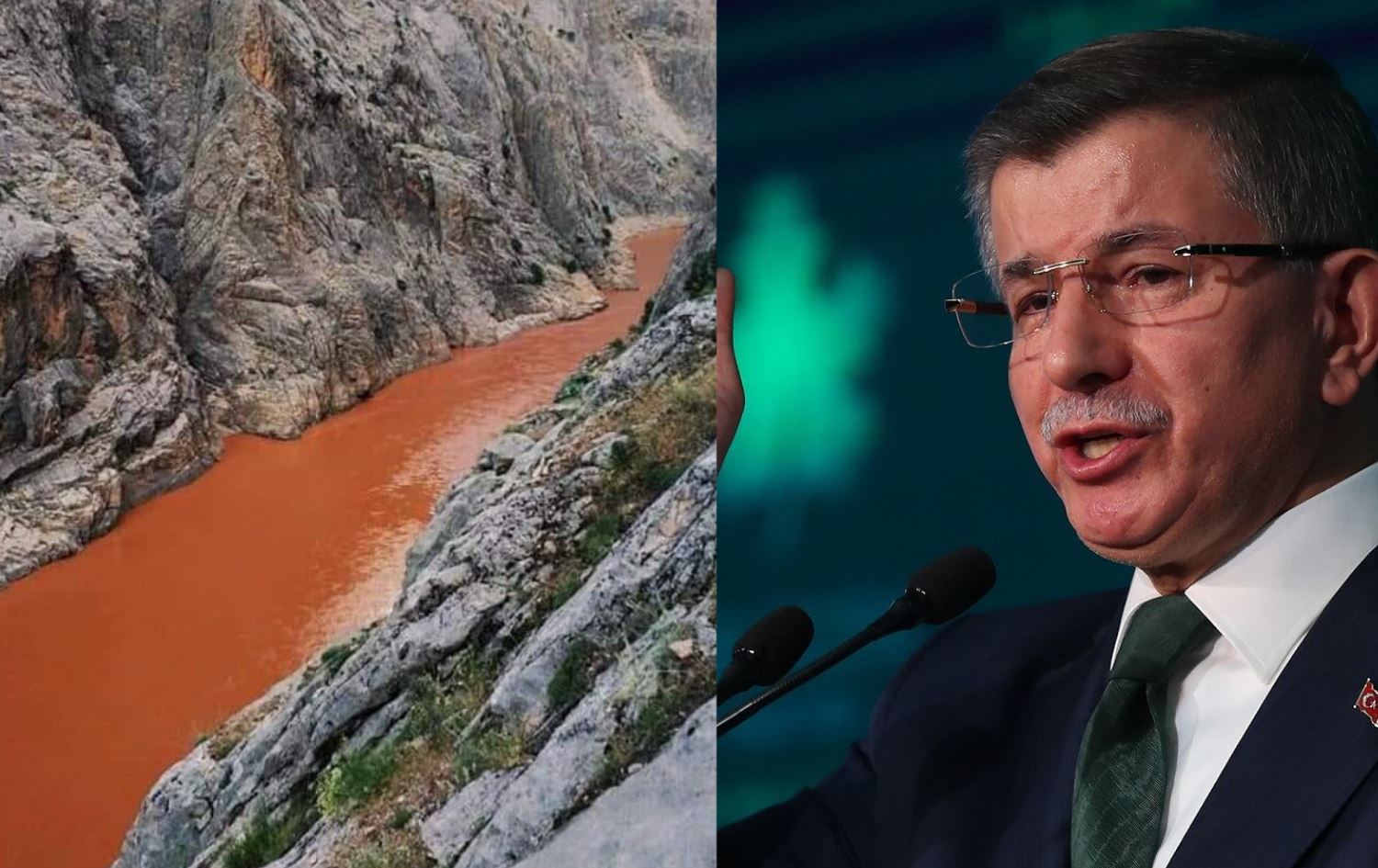 Davutoğlu: Fırat’ı siyanürle zehirlediler; iktidar seyrediyor!