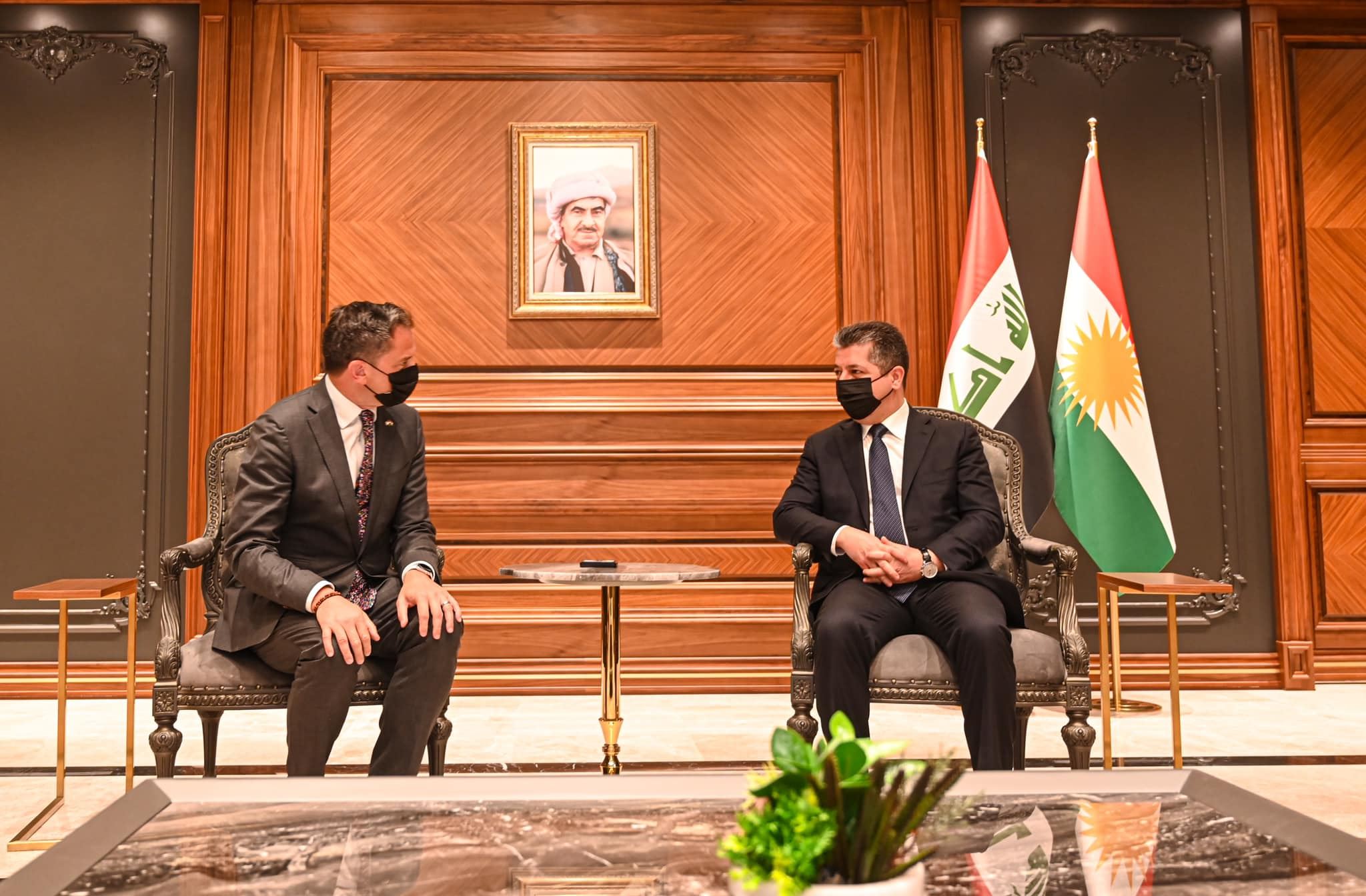 مەسرور بارزانی بۆ رۆبەرت پاڵەدینۆ: سوپاس بۆ پەرەپێدانی پەیوەندییەکانی هەرێمی کوردستان و ئەمریکا