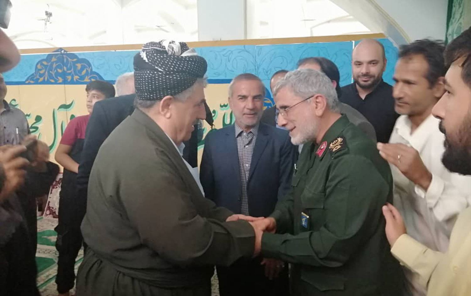 محەممەدی حاجی مەحموود و ئیسماعیل قائانی کۆبوونەوە