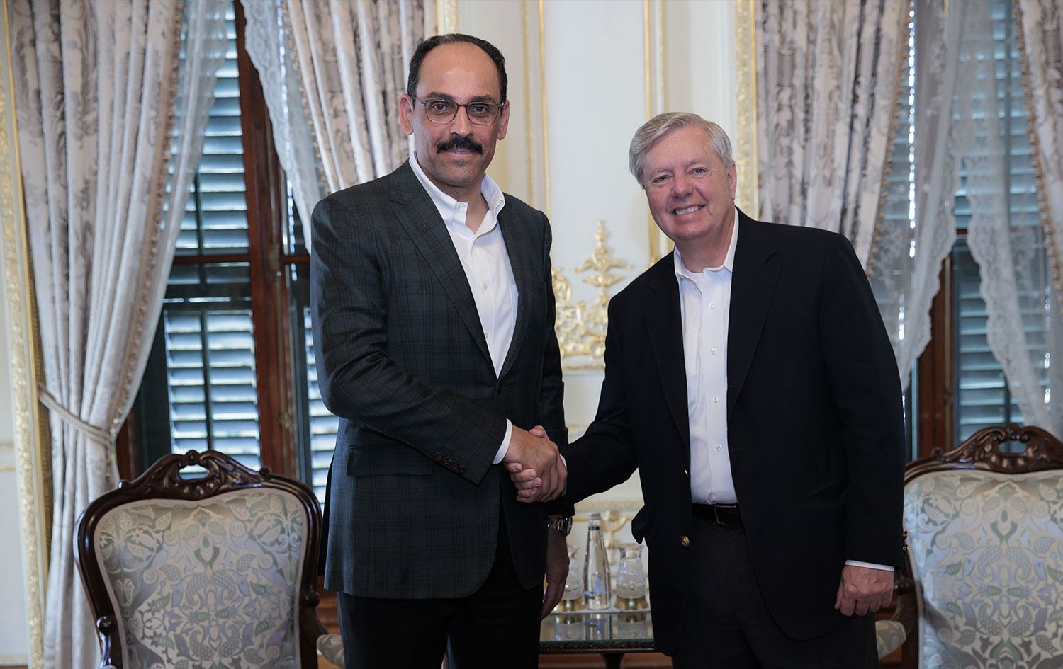 İbrahim Kalın, ABD'li Senatör Lindsey Graham ile görüştü