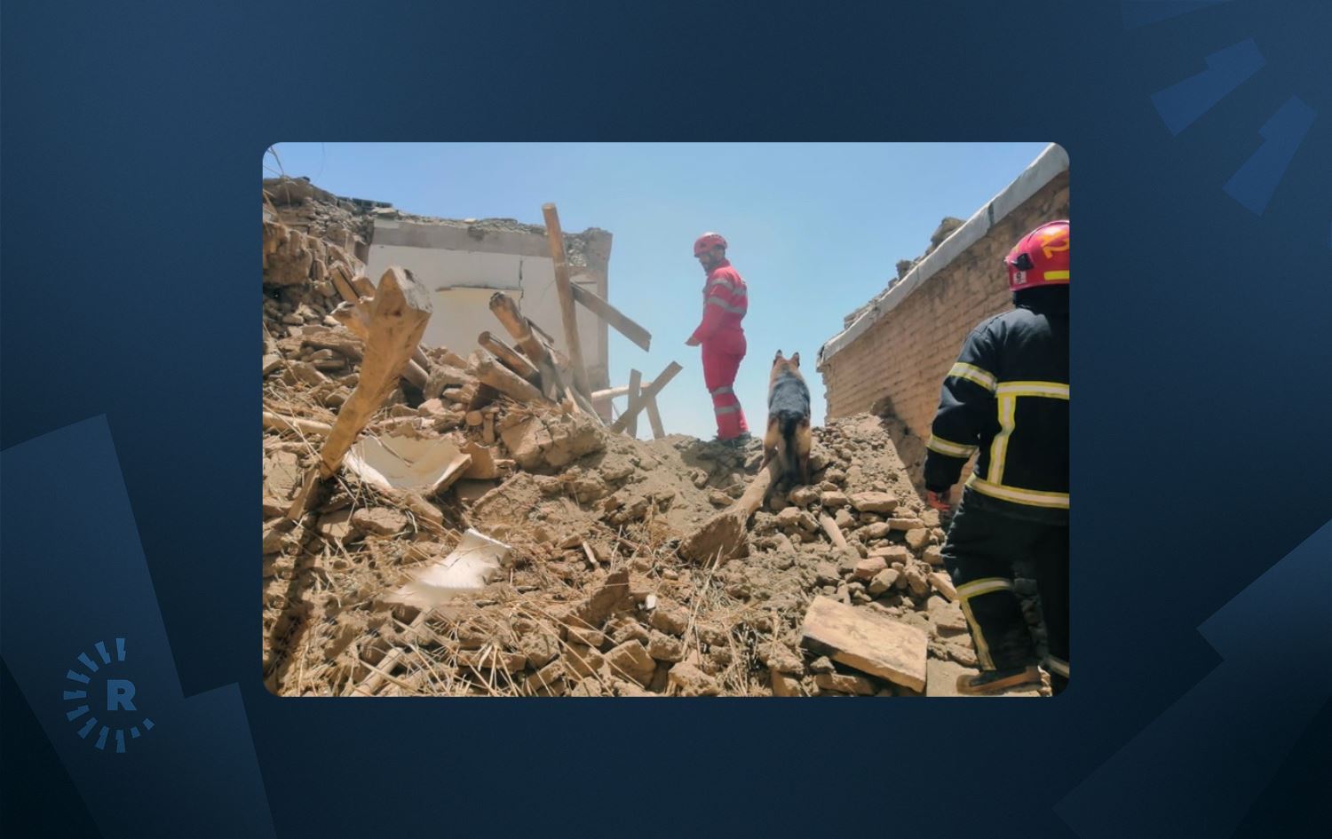 ROJHILAT - Metruk bina çöktü, 6 kişi enkaz altında kaldı