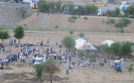 DBP sınırda nöbet çadırı kuruyor