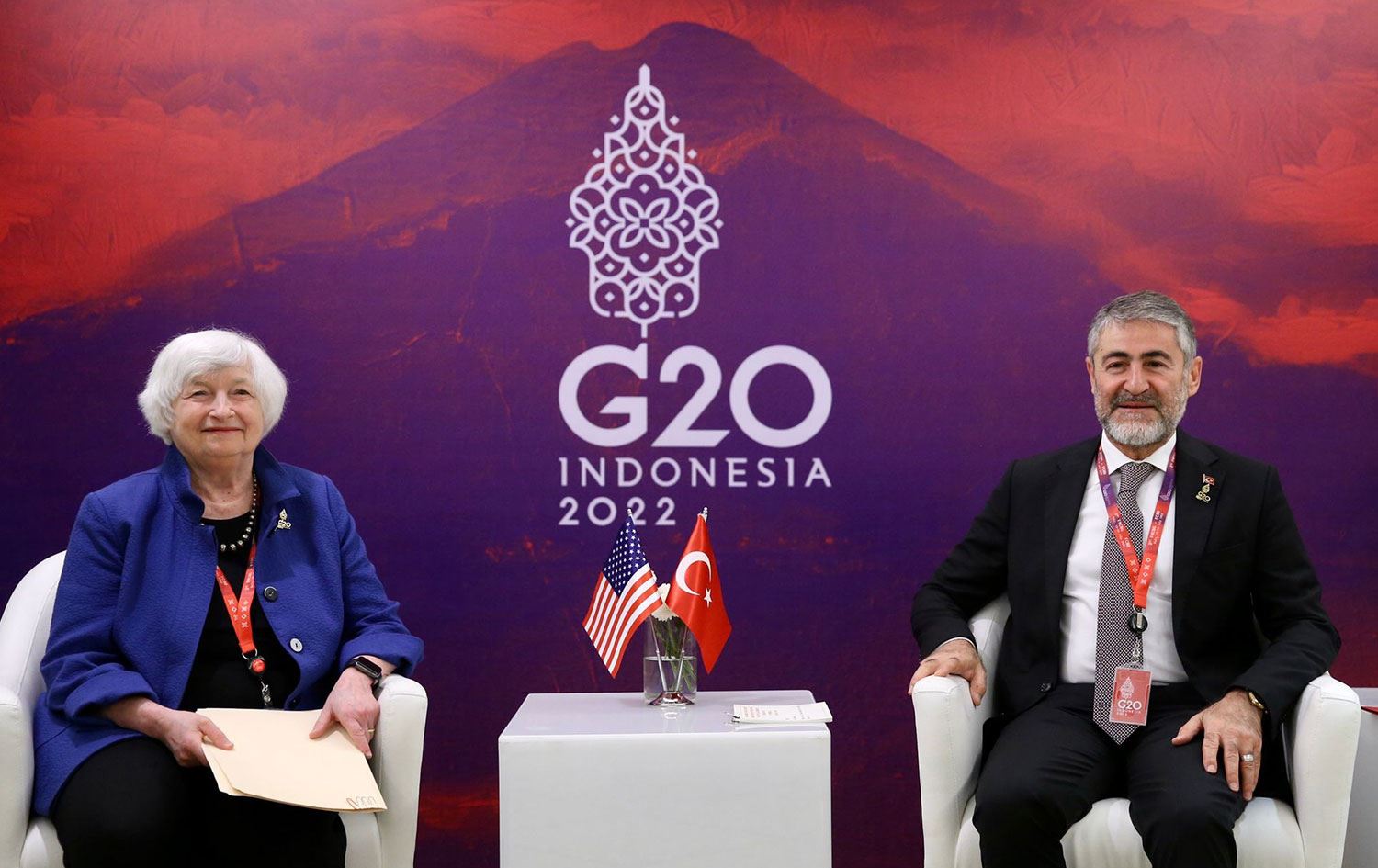 Bakan Nebati, ABD Hazine Bakanı Yellen ile görüştü