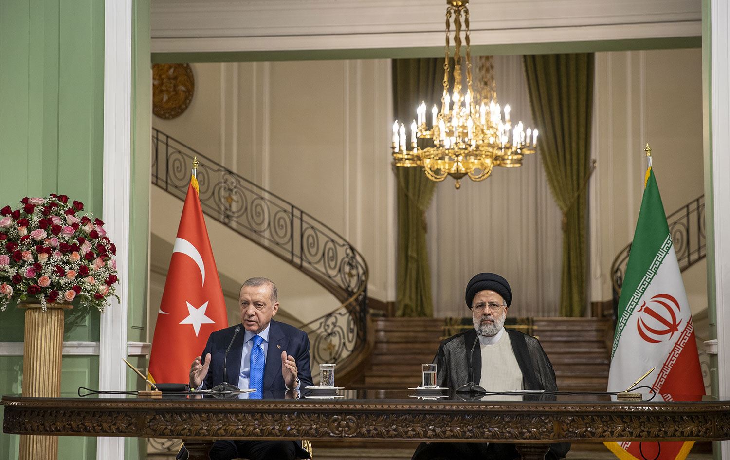 Erdoğan ve Reisi'den ortak basın açıklaması