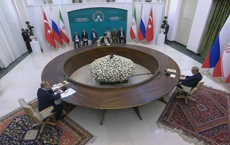 Lûtkeya sê alî ya Reîsî, Putin û Erdogan li Tehranê