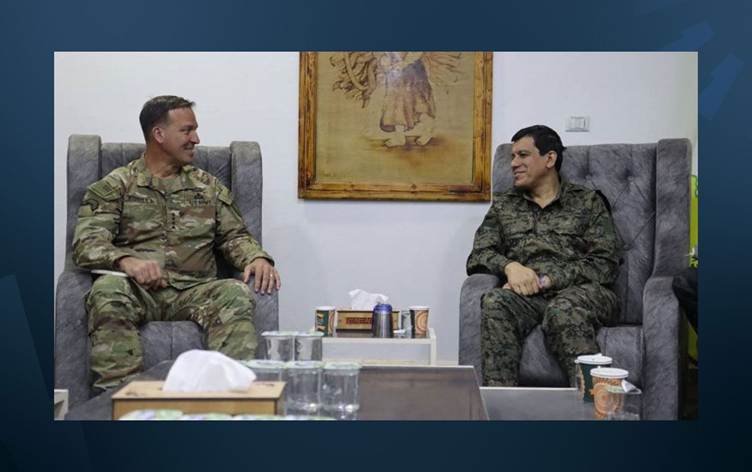 ROJAVA- Mazlum Kobani ile CENTCOM Komutanı... | Rudaw.net