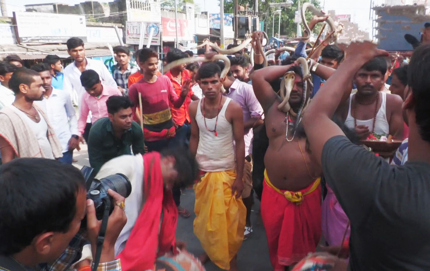 لە هیندستان فیستیڤاڵی 'پەرستنی مار' بەڕێوەدەچێت