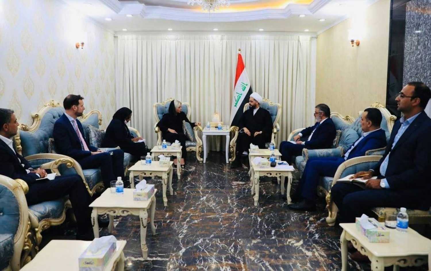 نوێنەری سکرتێری نەتەوە یەکگرتووەکان لە عێراق لەگەڵ قەیس خەزعەلی کۆدەبێتەوە