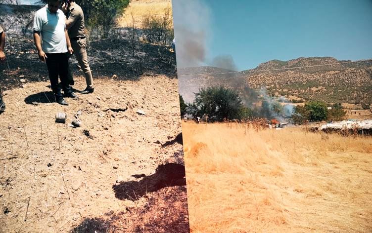 Duhok’ta TSK üssü yakınına havan topu isabet etti