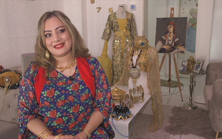 شەیما زەهاوی لە ئەڵمانیا جلوبەرگی کوردی دیزایین دەکات