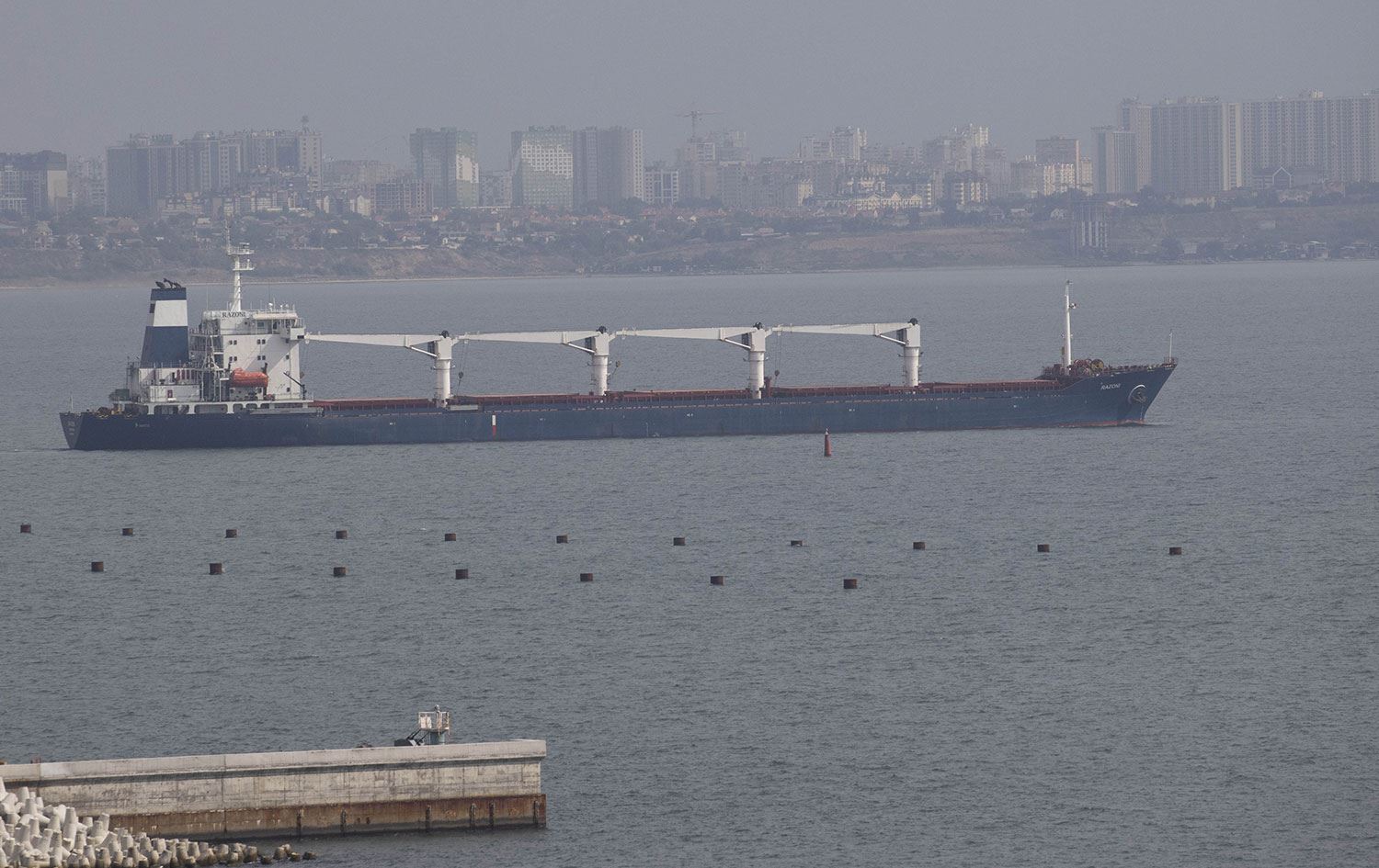 Ukrayna tahılı taşıyan ilk gemi yola çıktı, son durağı Trablus olacak