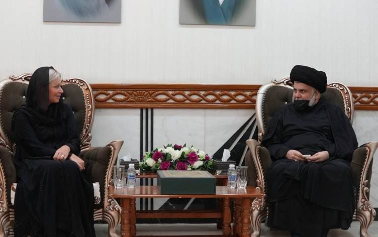 Berpirsa UNAMI û Muqteda Sedr krîza siyasî ya li Iraqê gotûbêj kirin