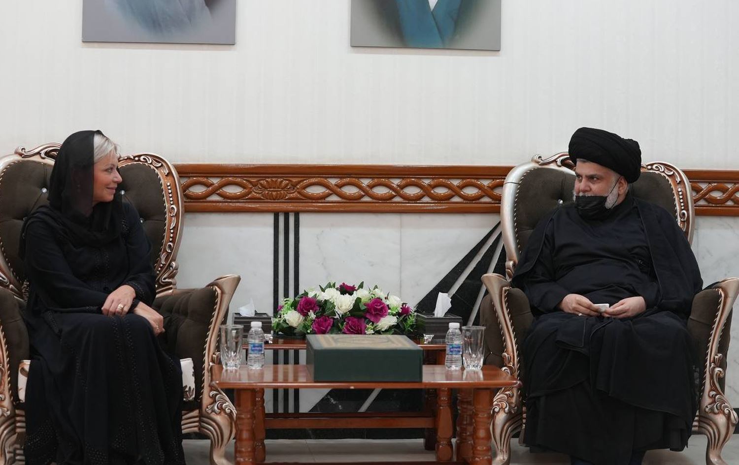 UNAMI Başkanı Necef'te Sadr ile görüştü