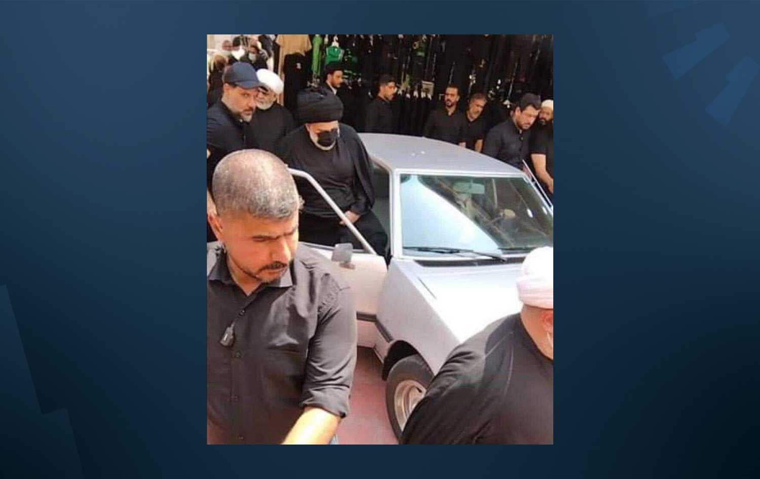 موقتەدا سەدر لە ماڵی عەلی سیستانی بەشداریی رێوڕەسمی عاشوورا دەکات