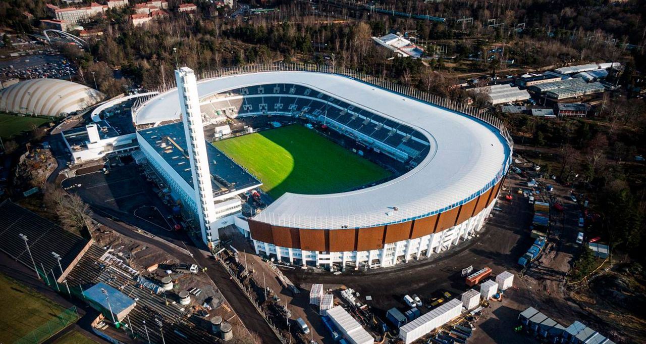 یاریگای ئۆڵیمپی هێلسنکی.. ئەو یاریگایەی ئەمشەو میوانداریی جامی سوپەری ئەوروپا دەکات