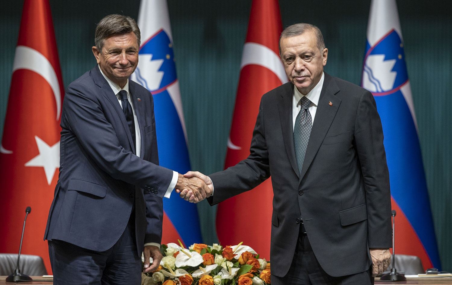 Erdoğan: Slovenya ile savunma sanayi alanında pek çok adım atabiliriz