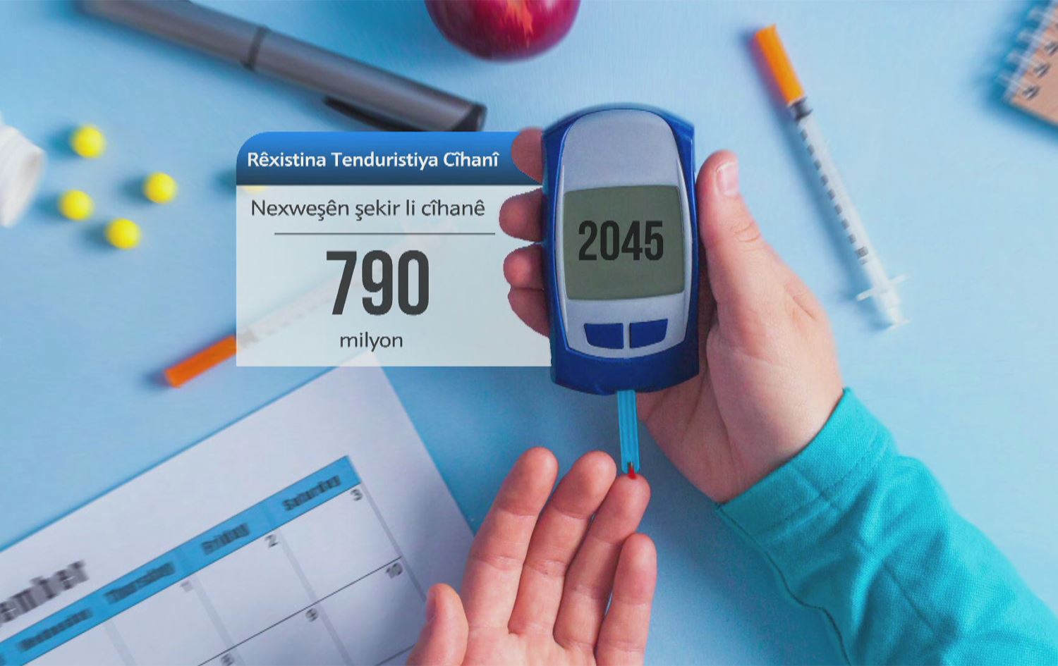 Li Awustralyayê ji her 8 xulekan kesek bi nexweşiya şekir dikeve