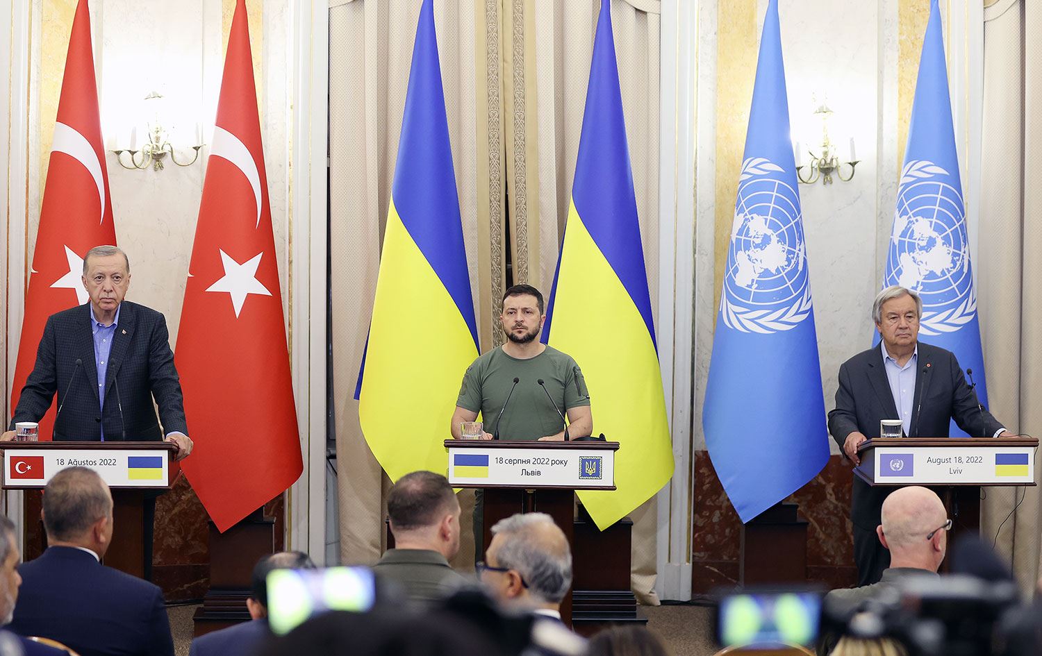 Erdoğan, Zelenskiy ve Guterres zirvesi: Yeni bir Çernobil istemiyoruz