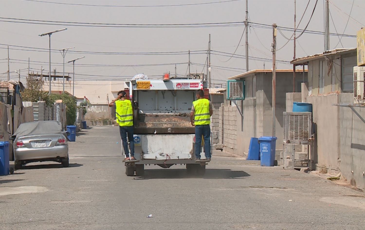 Pirsgirêka komkirina zibil ji nav kampên penaberan hat çareserkirin