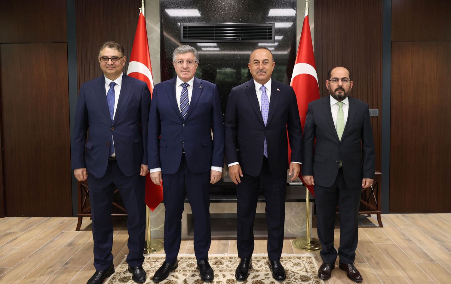 Çavuşoğlu ile Suriye muhalefet liderleri arasında görüşme