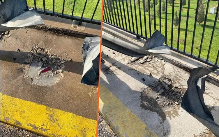 BAĞDAT - Avustralya büyükelçiliğine ait araca bombalı saldırı