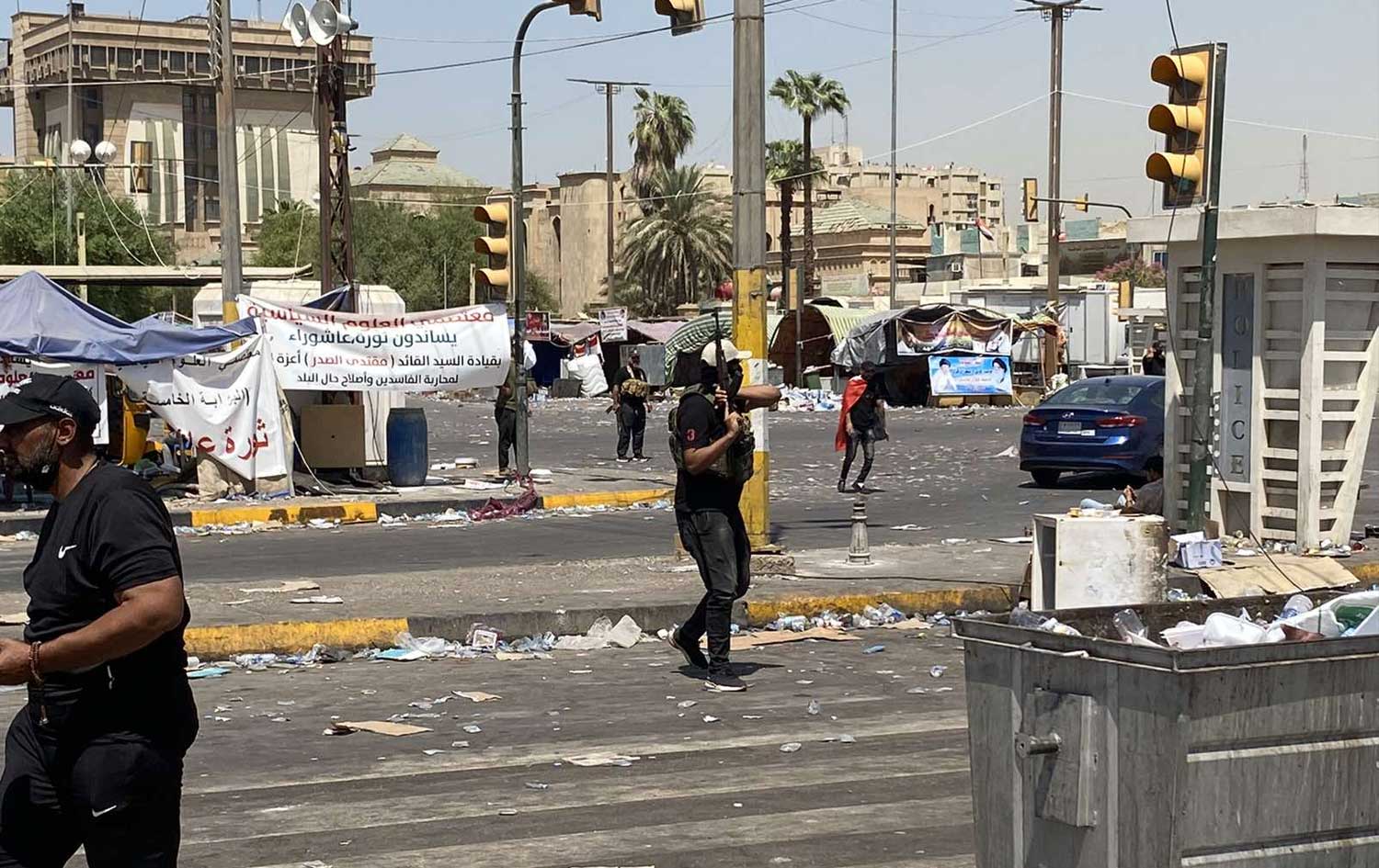    دیمەنی شەقامێکی بەغدا. وێنە: مستەفا گۆران - رووداو 